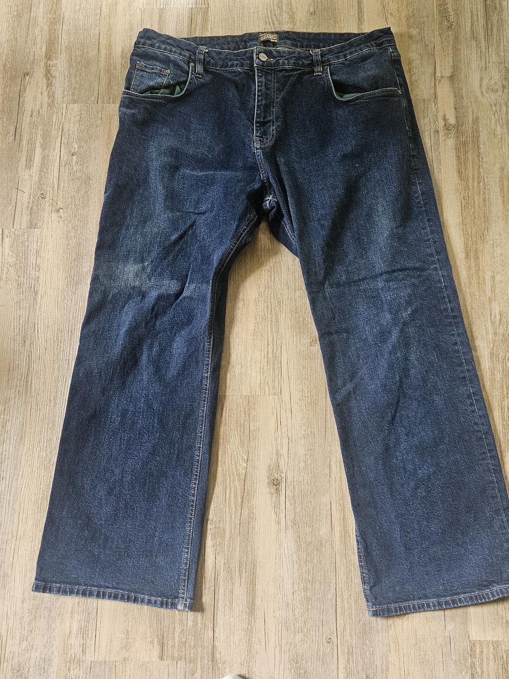 Tecovas Ranchwear Men's Dark Blue Straight Leg Cowboy Workweae Jeans 42x30